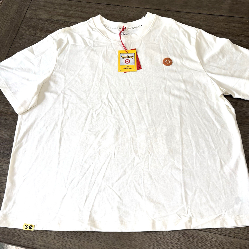 Adult Eevee Graphic Print XL Short Sleeve Crewneck T-Shirt Pokémon Target NWT
